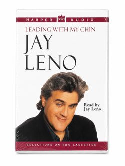 Jay Leno – Leading With My Chin | Factory Sealed 2-Cassette Audiobook | Harper Audio (1996)