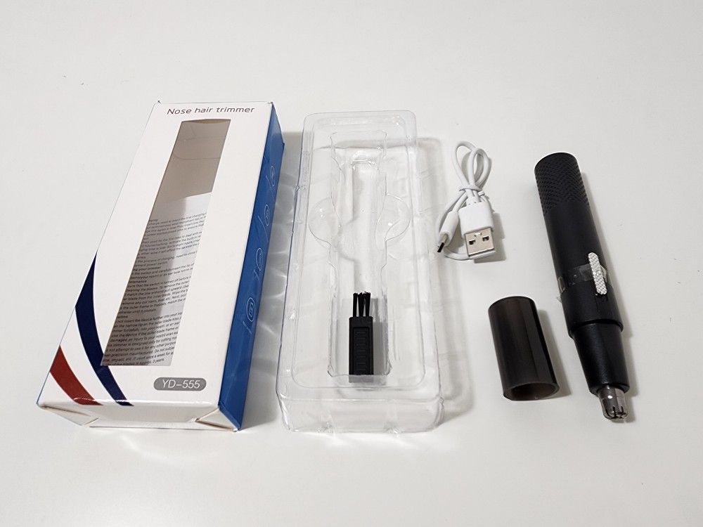 Electric Nose Hair Trimmer Mens Nose And Ear Remover Automatic Washable Electric Shaving Tools USB