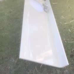 Bathroom Counter Top With Special Fixtures Reduced Price)