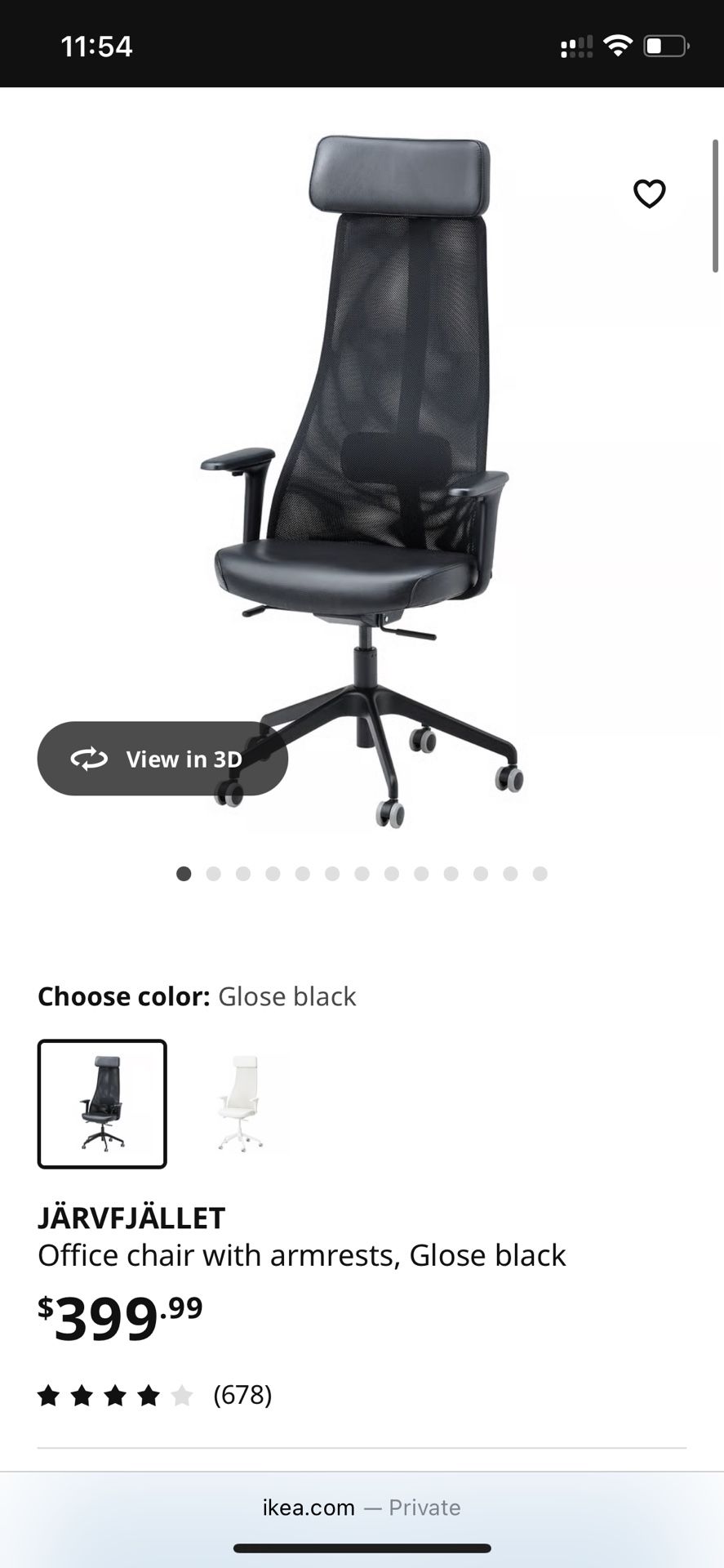 Office Chair (IKEA JÄRVFJÄLLET)
