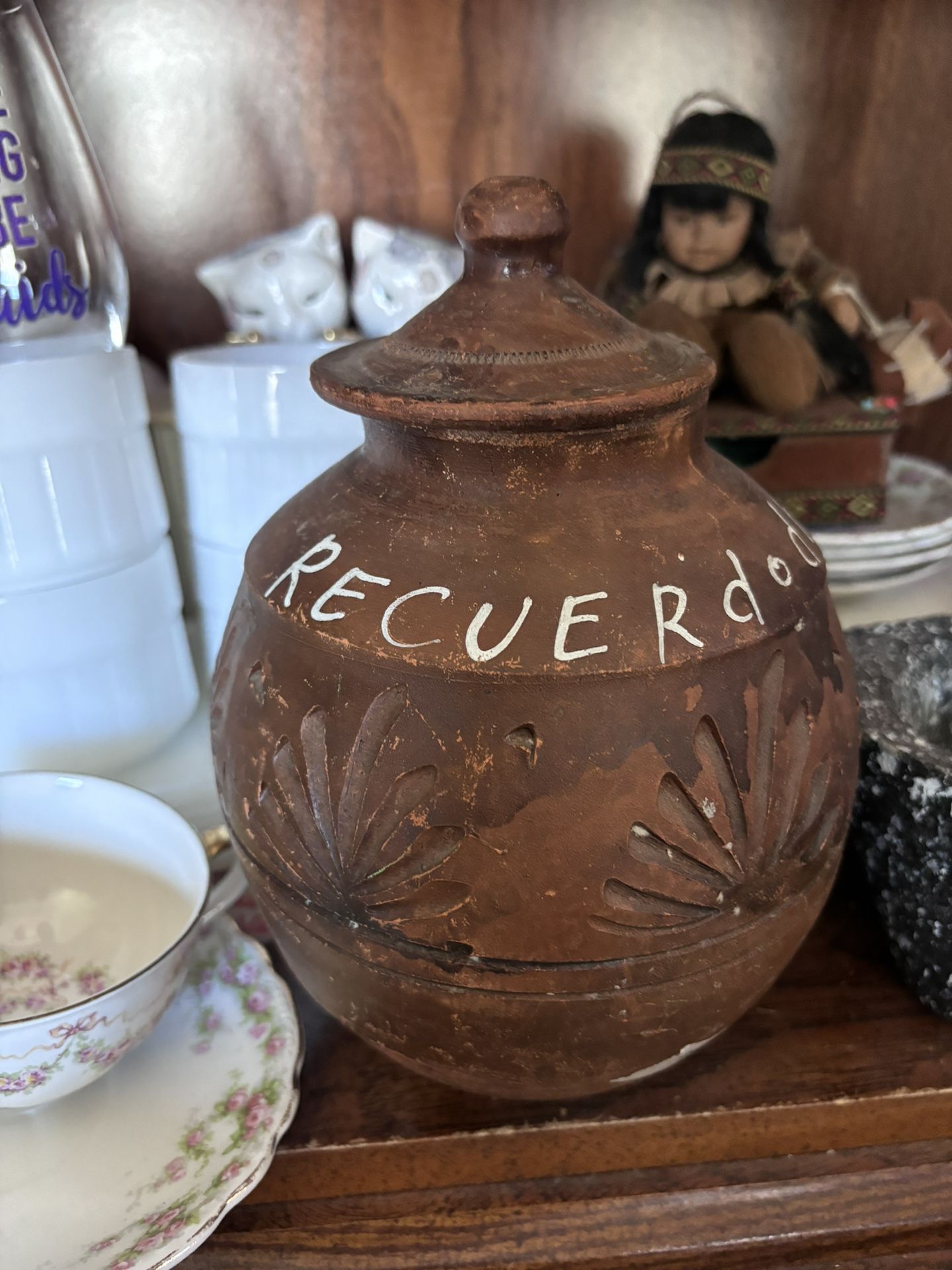 Souvenir From México It Says Recuerdo De Guanajuato Red Clay Pottery