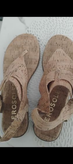 Women's Cork style sandals $12