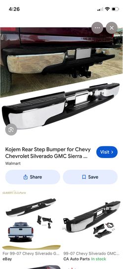 Chevy Rear Bumper 2002