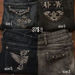 Y2k Skinny/boot Cut Jeans