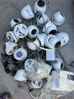 Lot of Used Security Surveillance Cameras