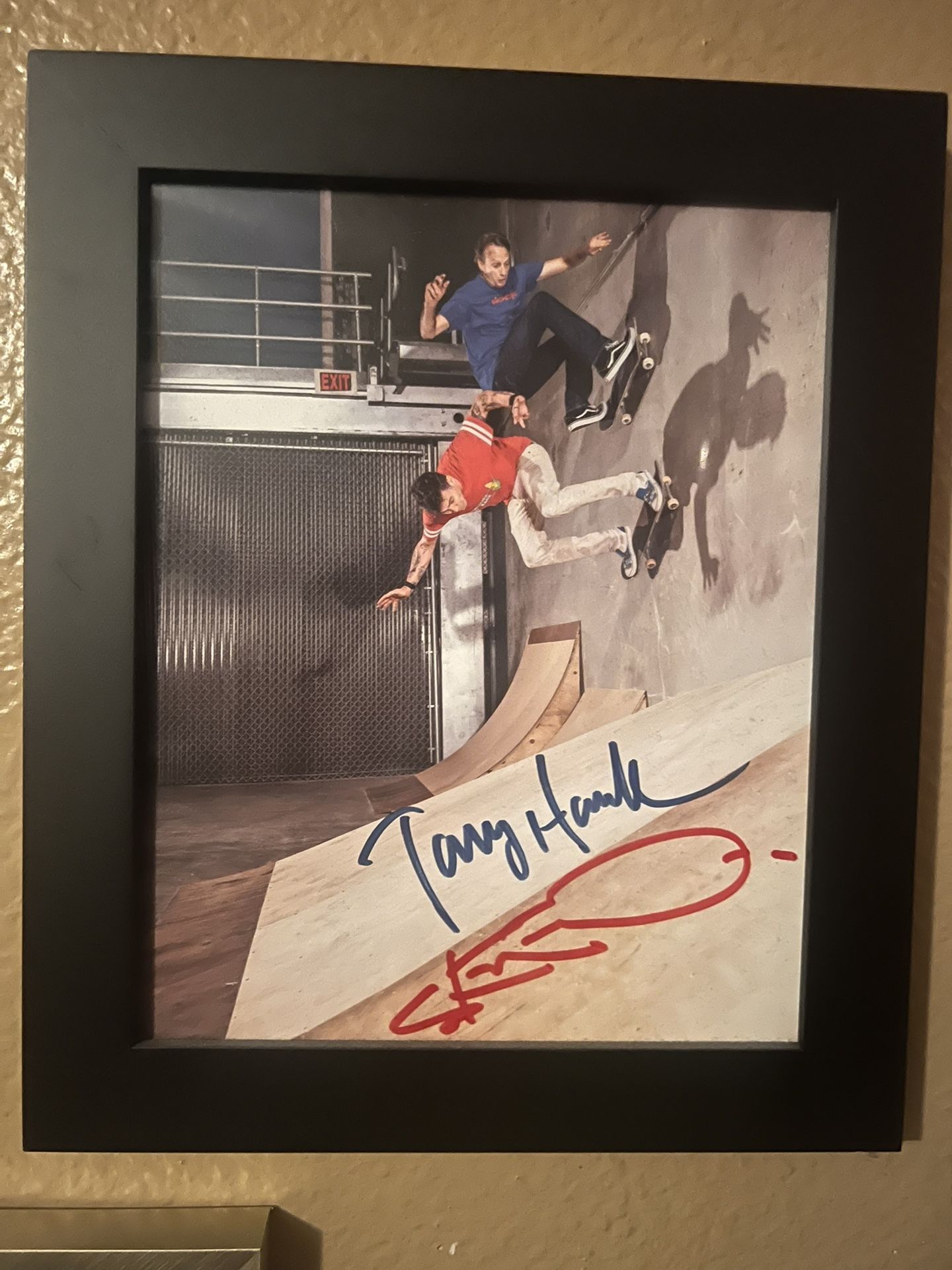 Tony Hawk & Steve-O Autographed  Picture