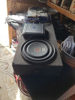 Bocinas Caja Y Amplificador