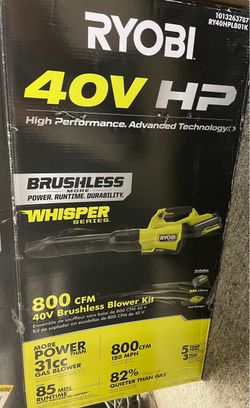Ryobi 40V HP Brushless Whisper blower (tool only)