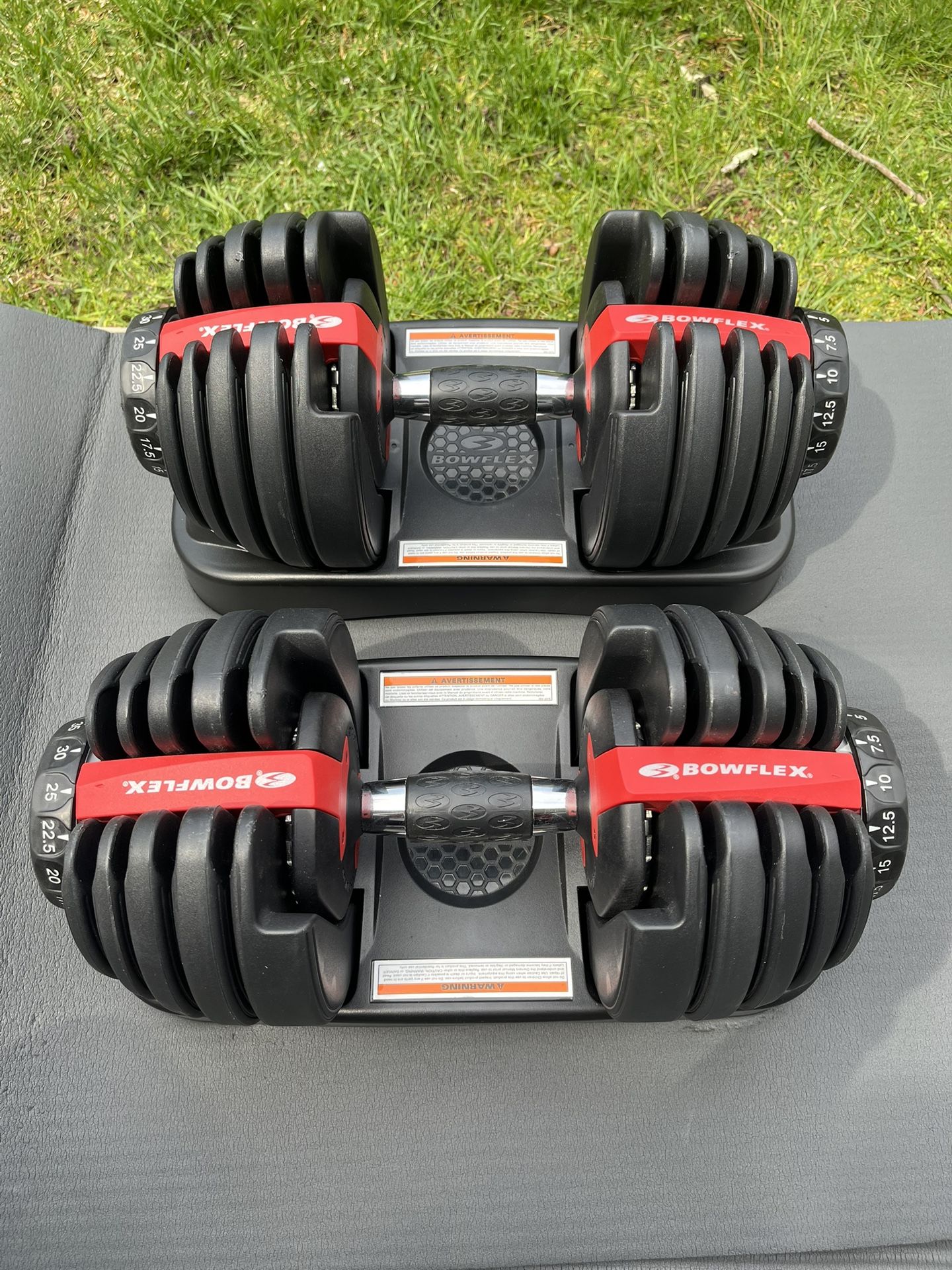 Bowflex 552 Adjustable Dumbbells – Lightly Used – Great Deal!