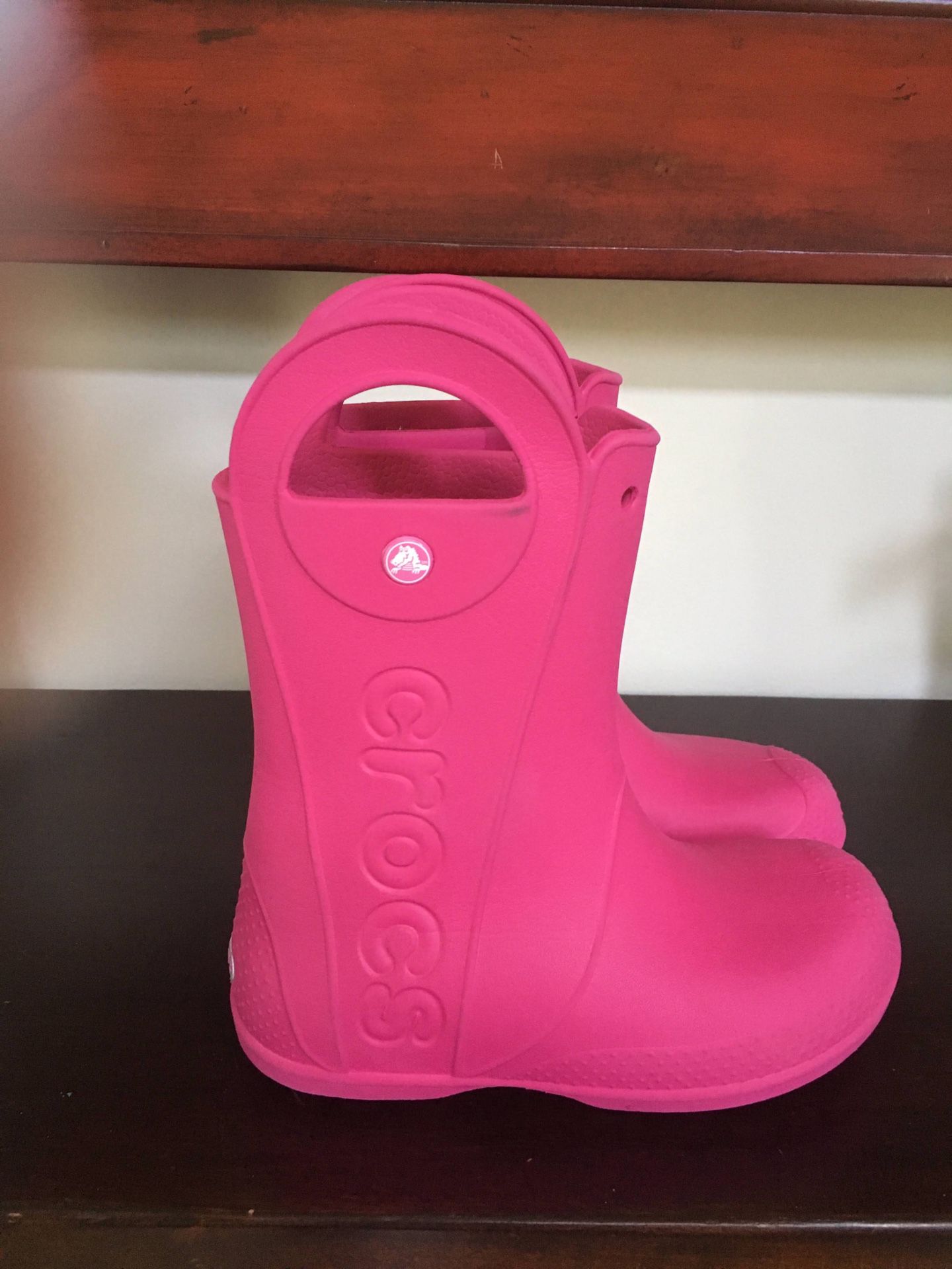 Crocs rain boots, size J3, gently used