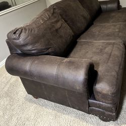 Free Brown Leather Couch 