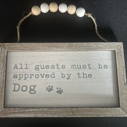 Brand New dog Sign Decor