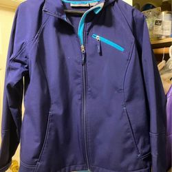 Blue rain jacket Large 