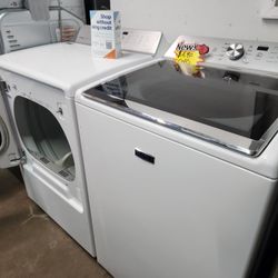 💯💯SET MAYTAG STEAM WASHER AND ELECTRIC DRYER WITH WARRANTY 💯 