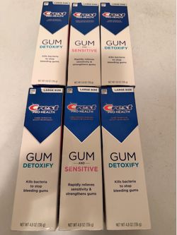 Crest gum toothpaste 3/$10