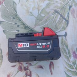 Milwaukee M18 5ah battery