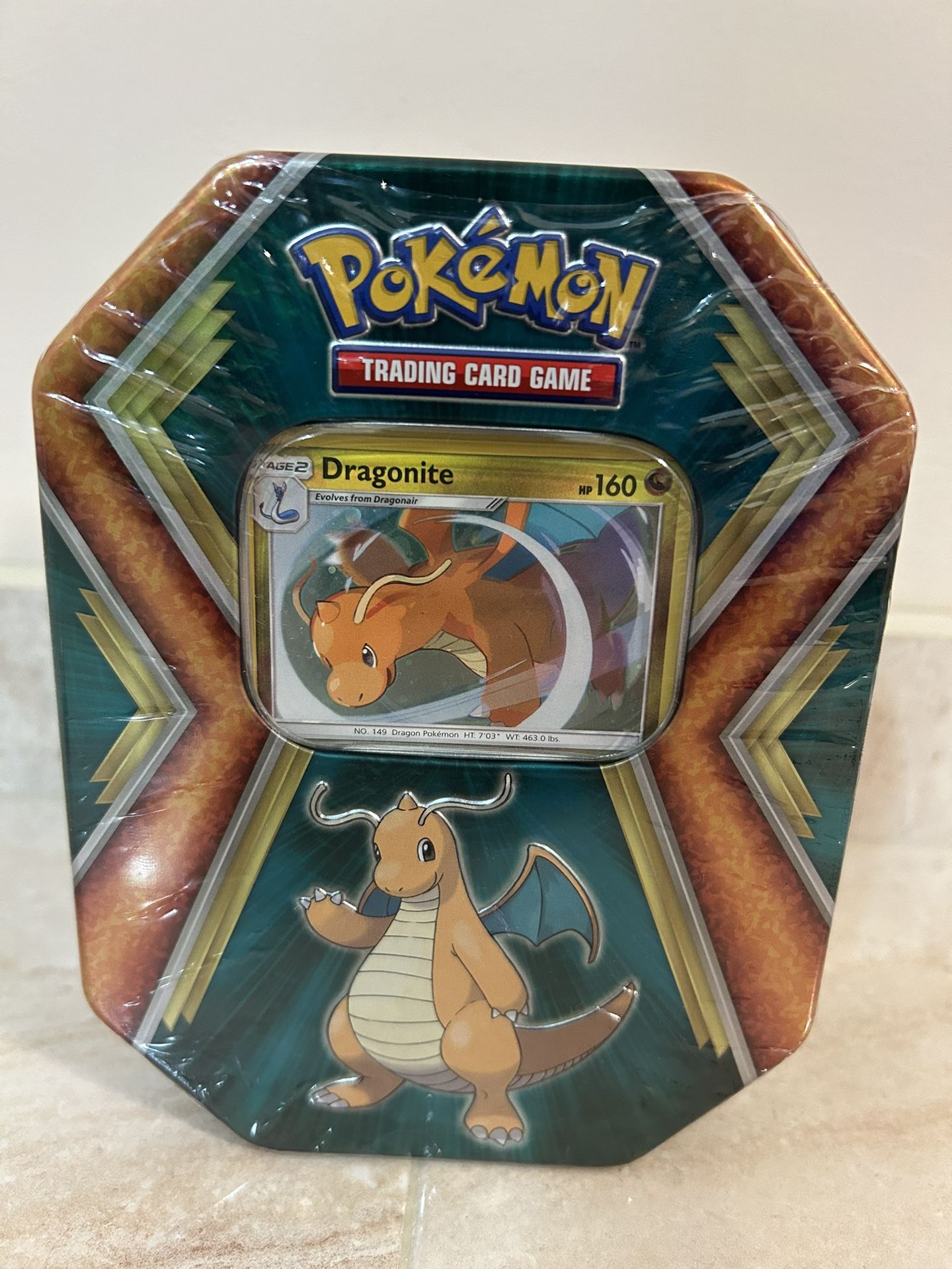 Pokemon Dragonite Dragon Tin Factory Sealed