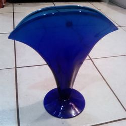 Blenko Hand Blown Cobalt Blue Glass