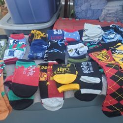 New Harry Potter Socks 9-11 Size