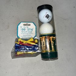 Golfballs & Tees. $8 
