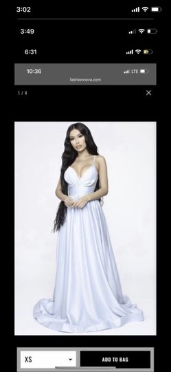 Fashion nova baby blue maxi dress