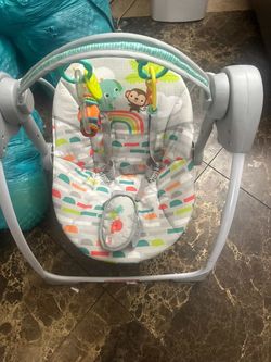 Baby Swing Bouncer with Toy Bar