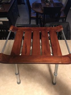 Shower Chair - Teak - Adjustable