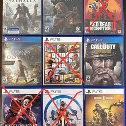 PS5 And PS4 Games