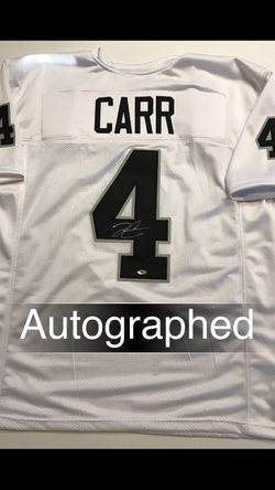 Derek Carr AUTOGRAPHED Raiders Jersey