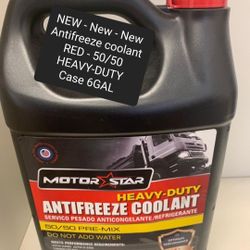 Special Price Red Color Heavy-duty Antifreeze Case 6GAL 