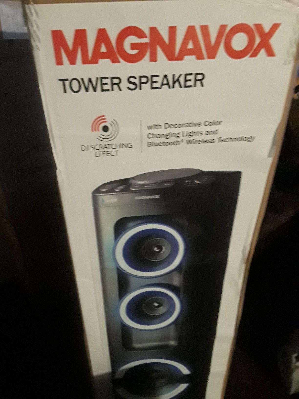 Magnavox 2024 tower speaker