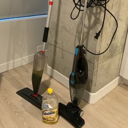 $15 Floor Wiper + Vacuum+ Floor Cleaner Solution