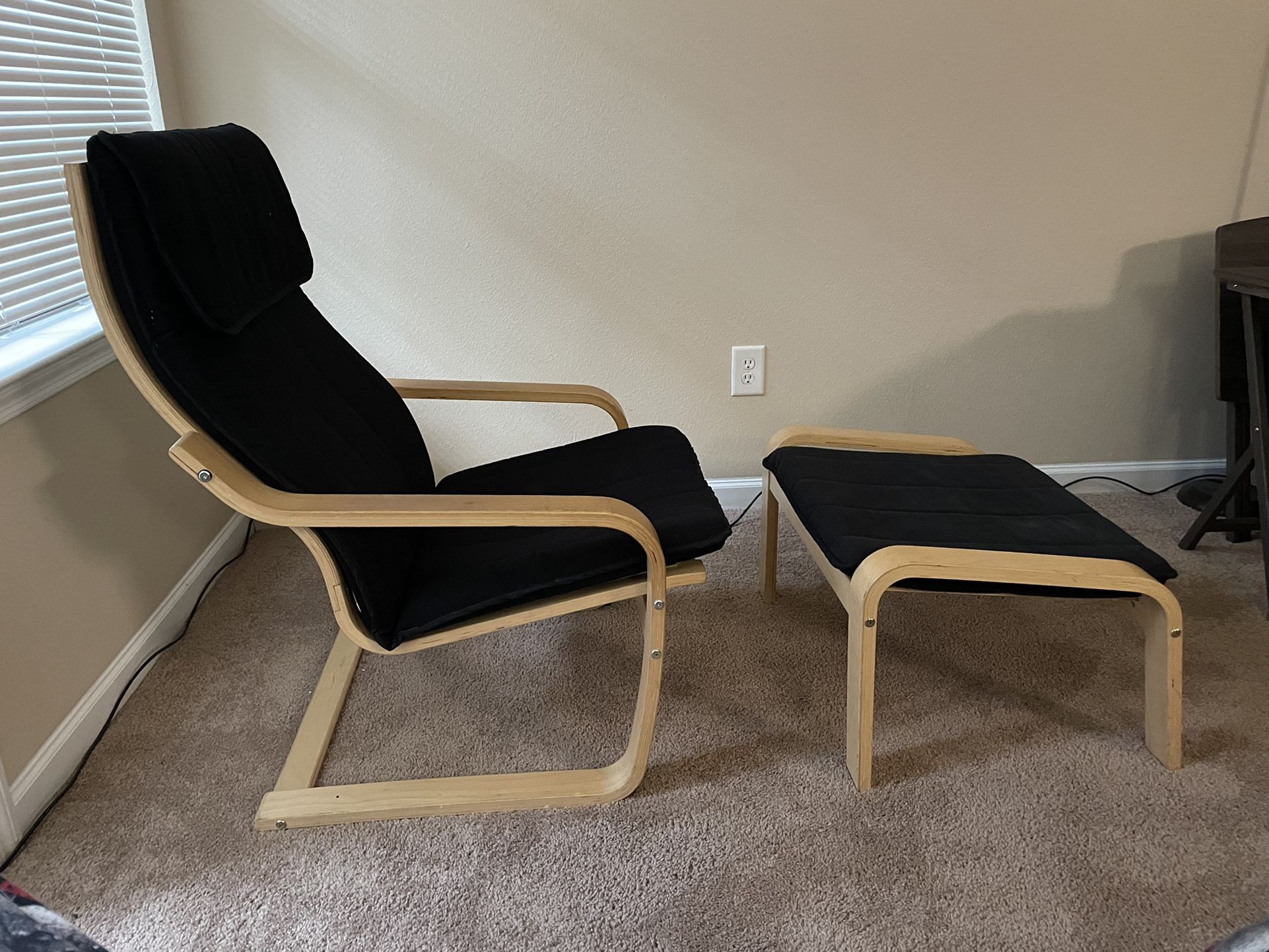 Lounge Chair  with Ottoman