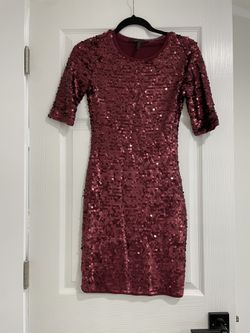 BCBG Sequin Red Dress
