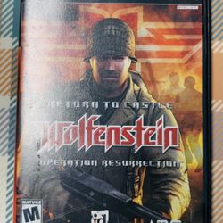 Return to Castle Wolfenstein Operation Resurrection Playstation 2 PS2 Tested
