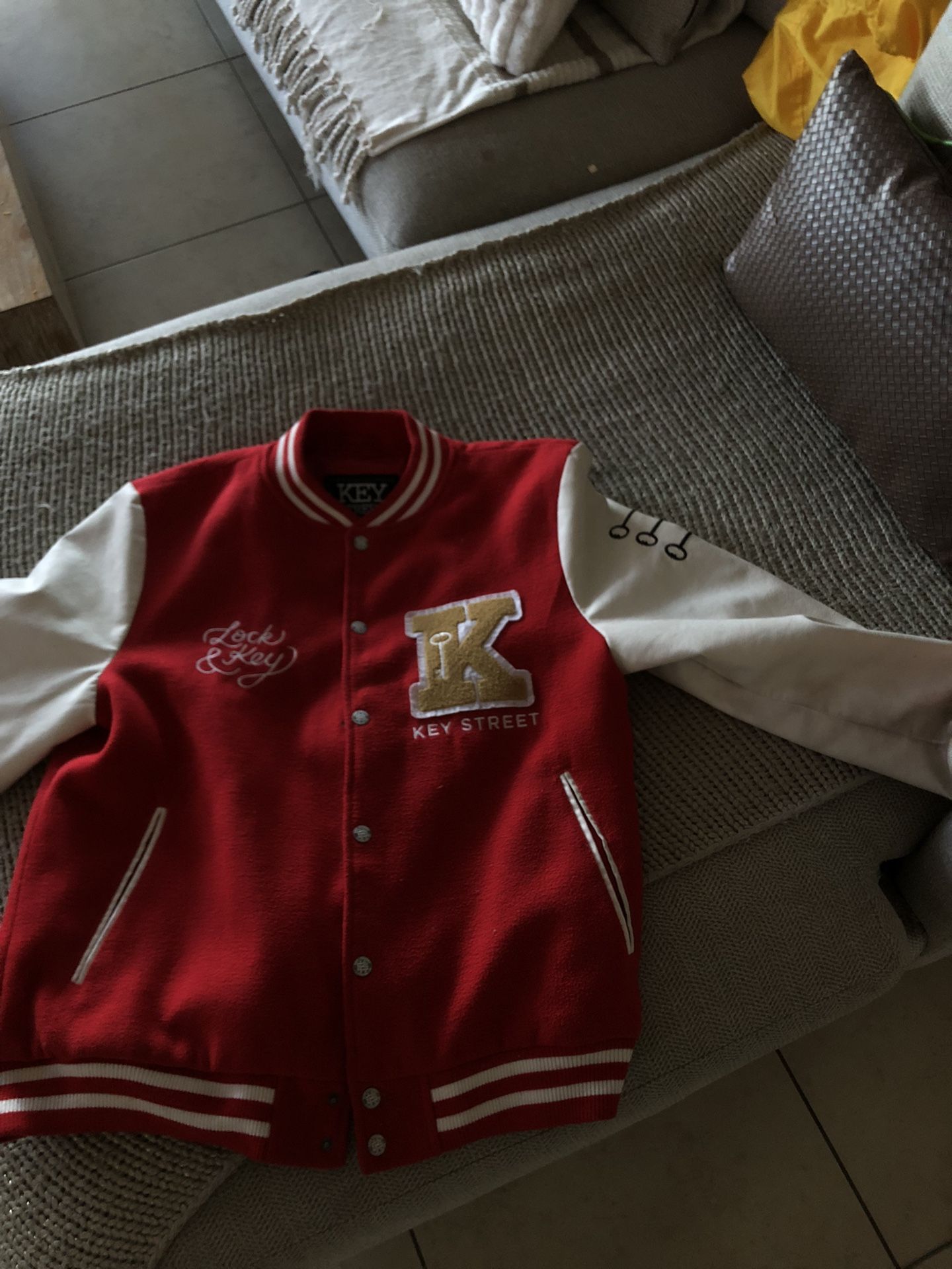 Leather Street Key Jacket (real Leather )