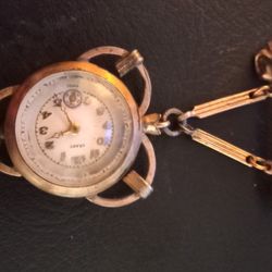 Ladies 10k Watch Pin