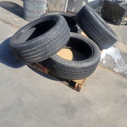 4 Used Tires P245/50r20