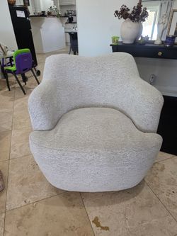 Swivel Barrel Accent Chair