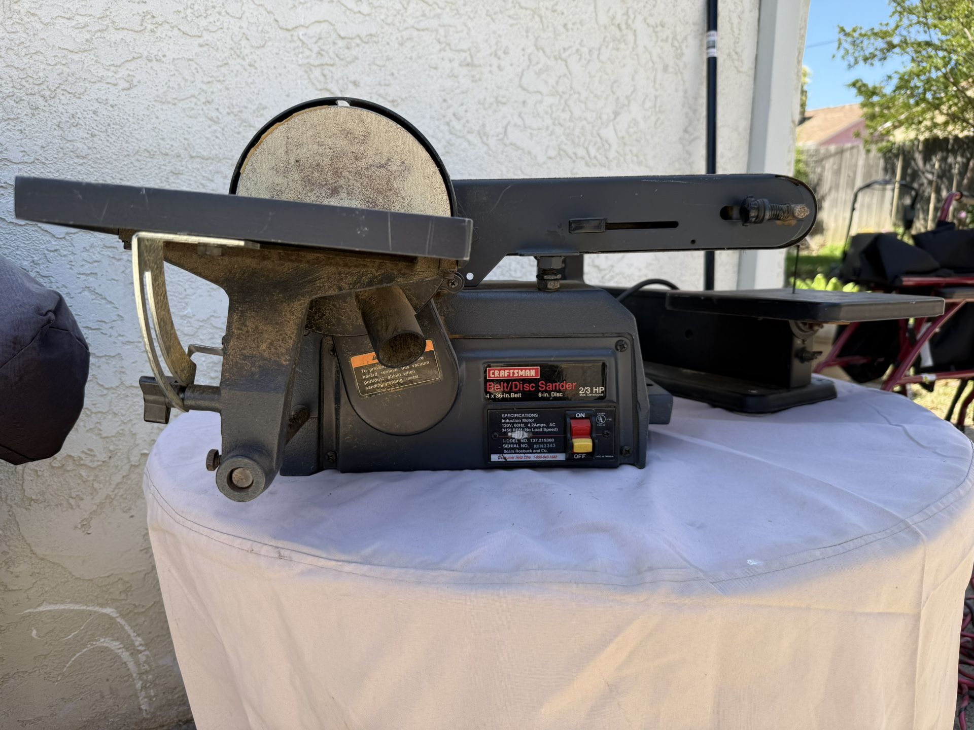 Sander & Scroll Saw