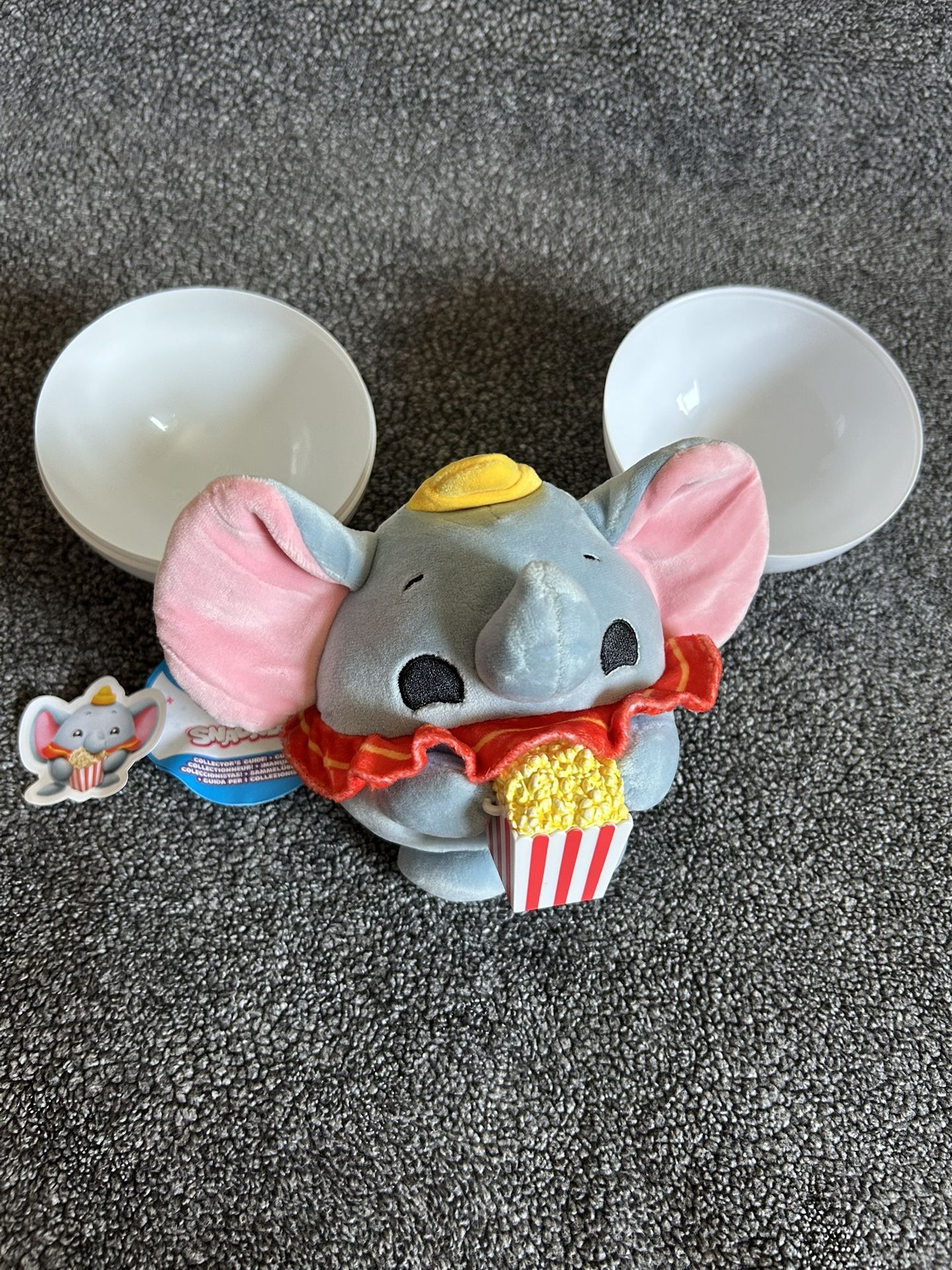 Snackles Disney 5”Capsule Stuffed Animals, Dumbo