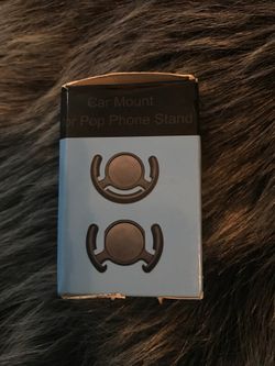 Car mount for pop phone stand