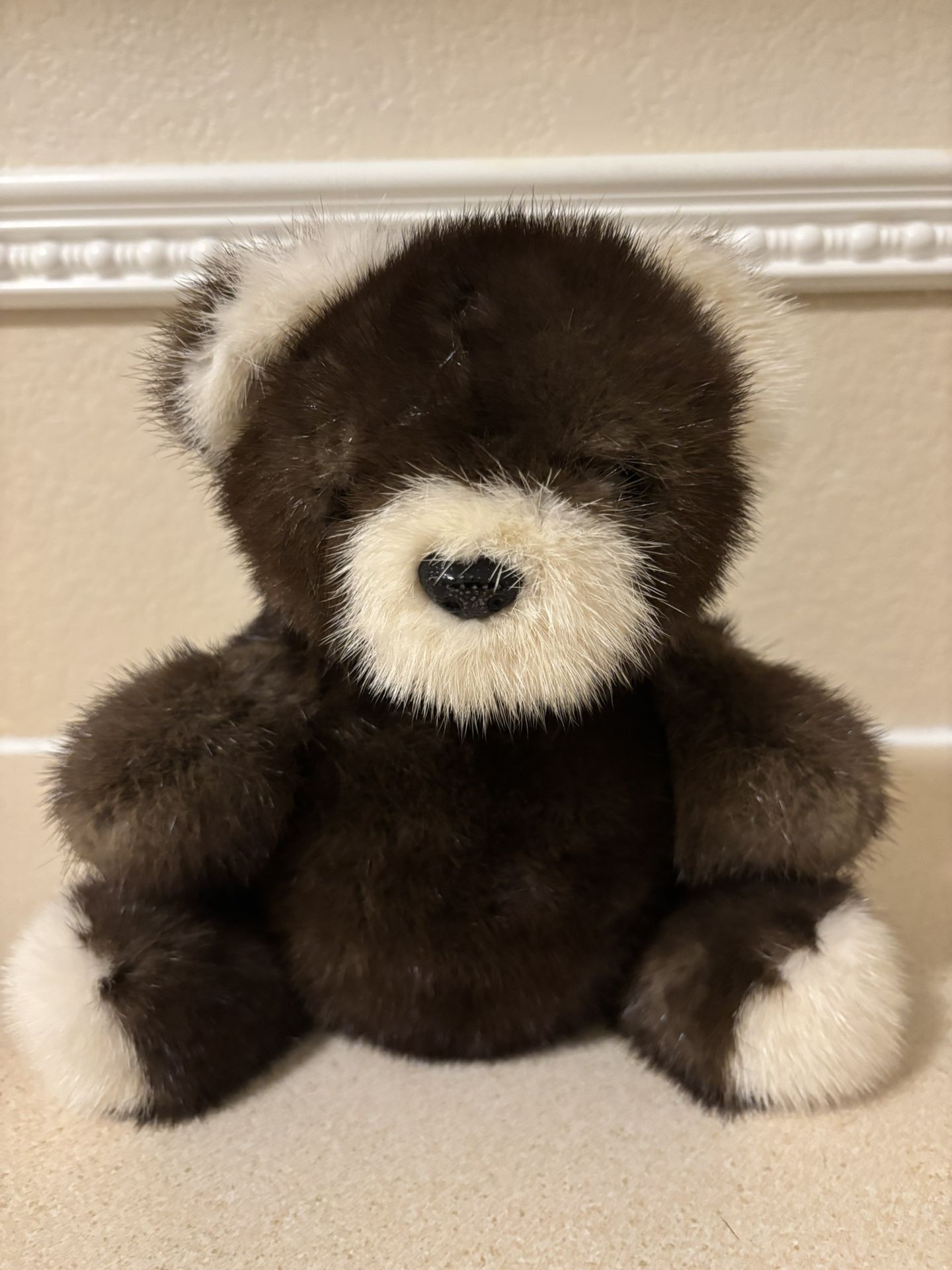 Vintage Mink Teddy Bear