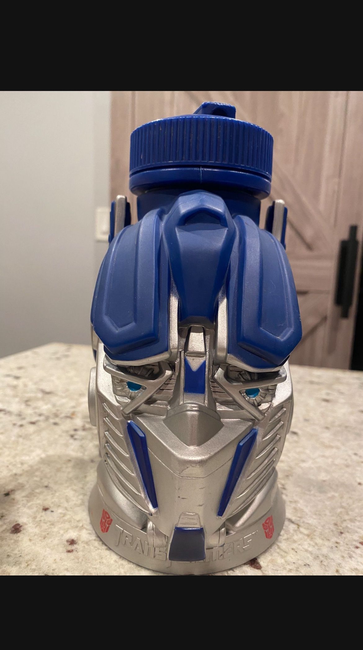 Optimus prime transformers souvenir cup