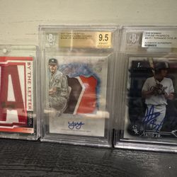 Manny Machado, Fernando Tatis, Joe Musgrove Autograph Baseball Cards, Padres, Chargers