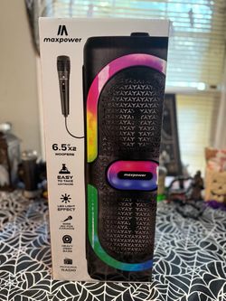 Bluetooth Party Speaker with Microphone