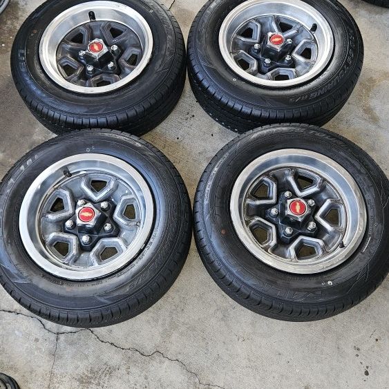 14x6 Gm Chevy Rally Wheels & Tires for Sale in Santa Ana, CA - OfferUp