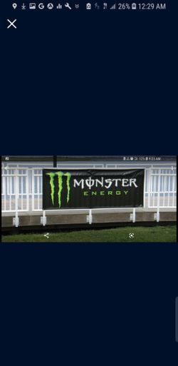 Monster Energy Banner (I have bigger sizes)