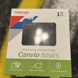 Toshiba 1 TB  external hard drive
