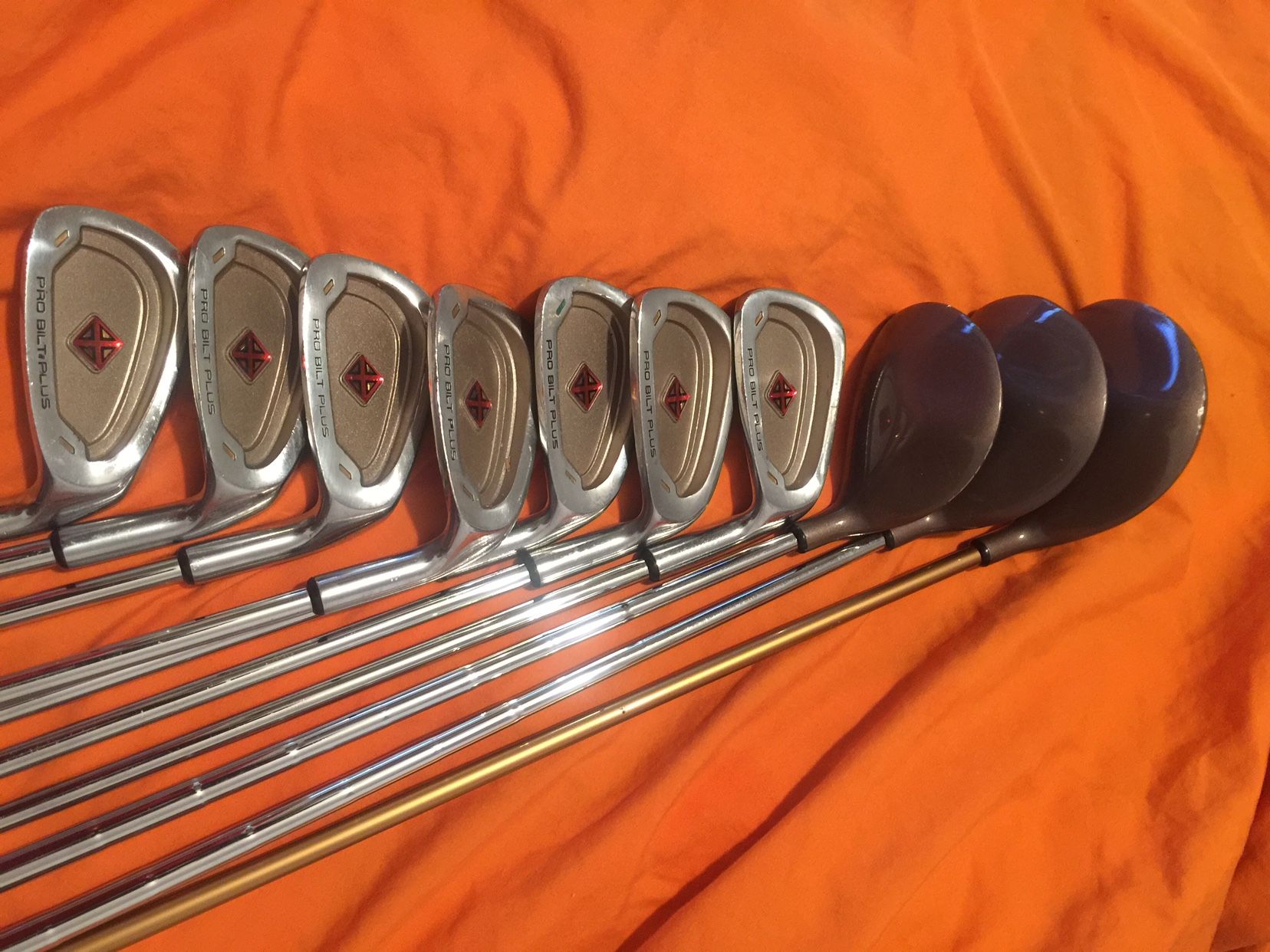 SET OF 10 NORTHWESTERN PRO BILT PLUS  456789 MD DRIVERS 135